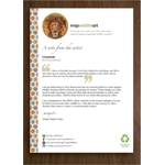 Cheetah greetings card