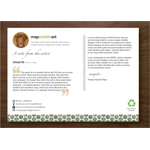 Great tit greetings card