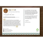 Tortoiseshell Butterfly greetings card