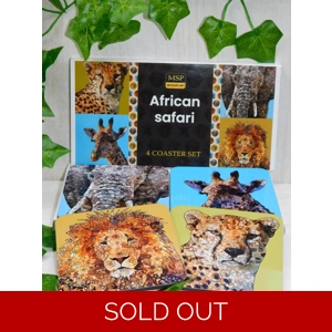 African safari coaster set