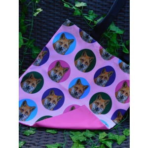 Funky foxes tote bag