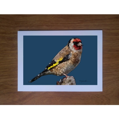 Goldfinch greetings card
