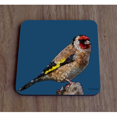 Goldfinch single coaster
