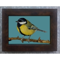 Great tit framed print 7x5