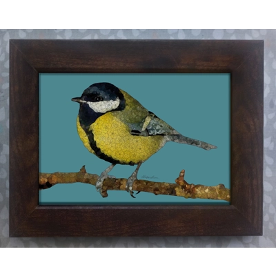 Great tit framed print 7x5