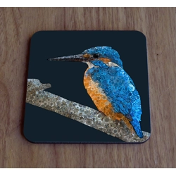 Kingfisher single coaster