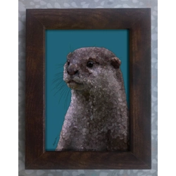 Otter framed print 7x5