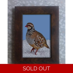 Partridge framed print 6x4