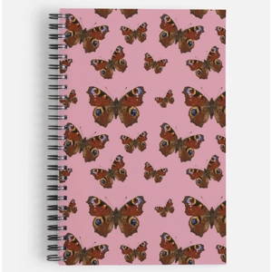 Peacock butterfly notebook