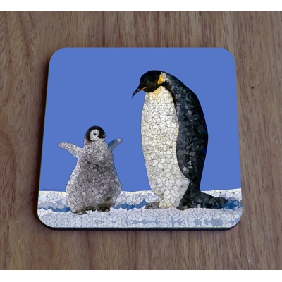 Penguin single coaster