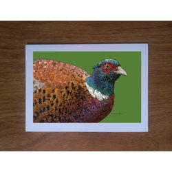 Pheasant greetings card