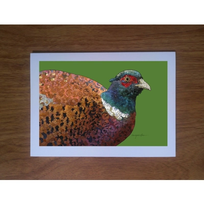 Pheasant greetings card