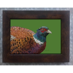 Pheasant framed print 7x5