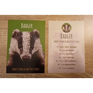 Badger Affirmation Card