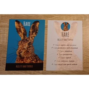 Hare Affirmation Card