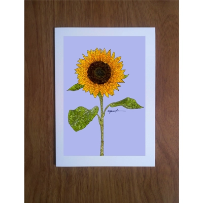 Sunflower greetings card