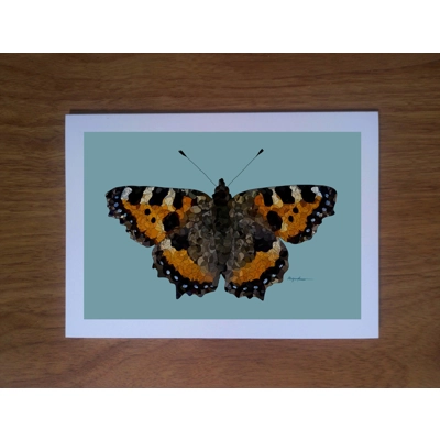 Tortoiseshell Butterfly greetings card
