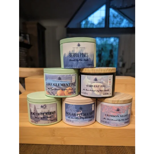 Tin candles