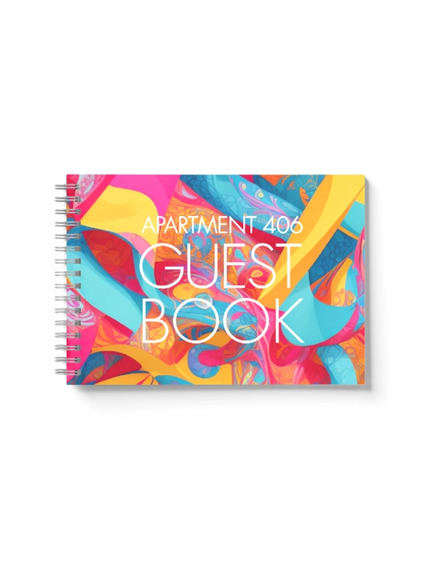 A5 PERSONALISED GUEST BOOK FOR HOLIDAY RENTALS