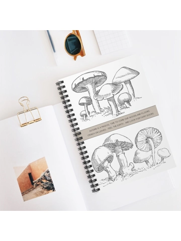 A5 MUSHROOMS NOTEBOOK