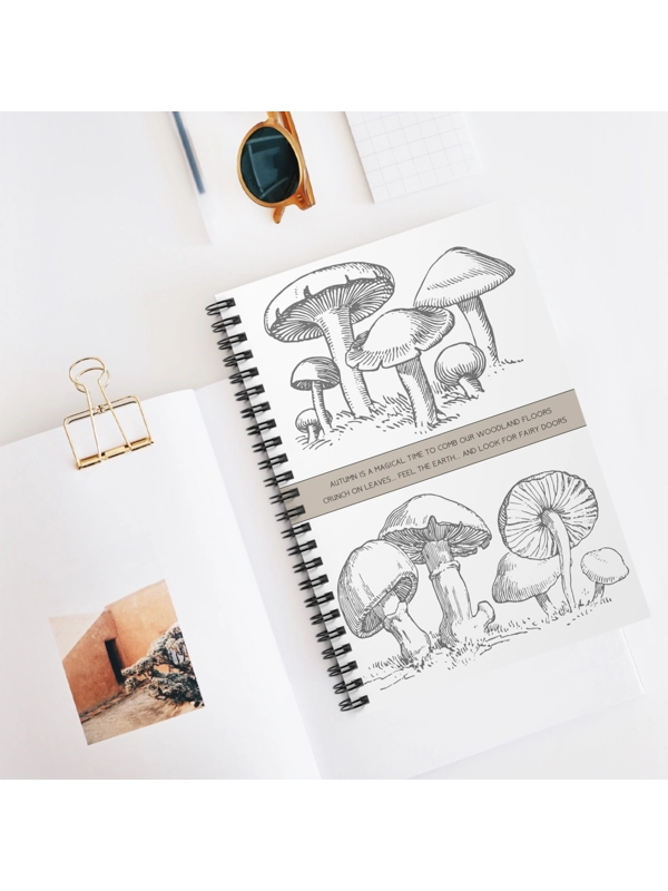 A5 MUSHROOMS NOTEBOOK