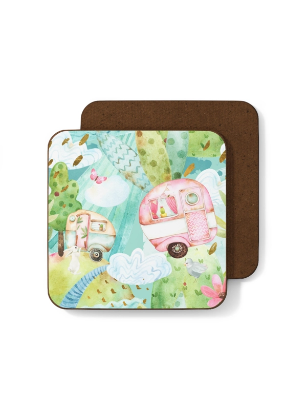 WHIMSICAL CARAVAN COASTER