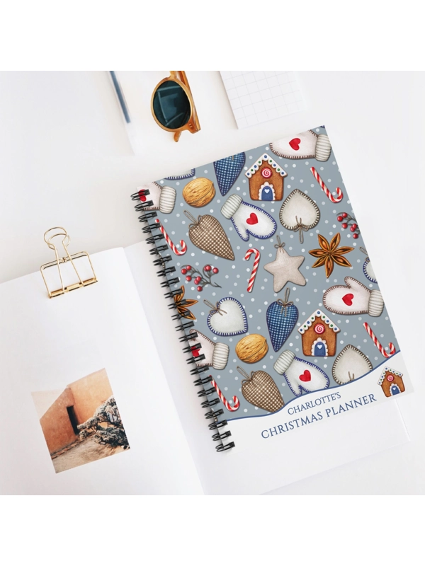 A5 PERSONALISED CHRISTMAS NOTEBOOK