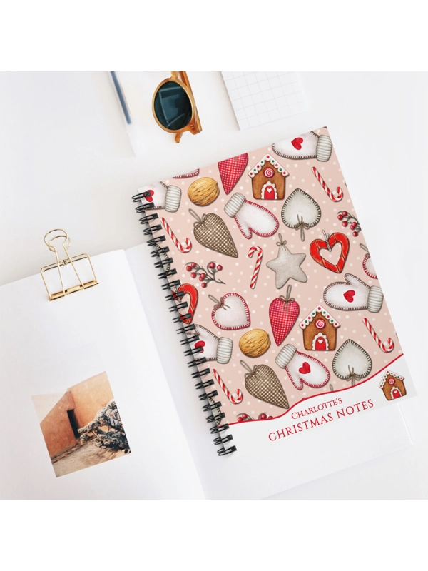 A5 PERSONALISED CHRISTMAS NOTEBOOK
