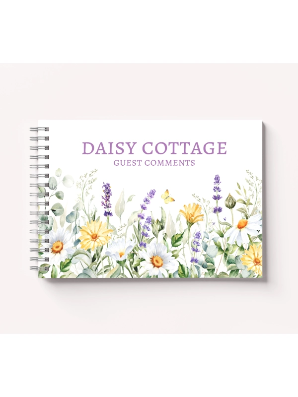 A5 FLORAL GUEST BOOK