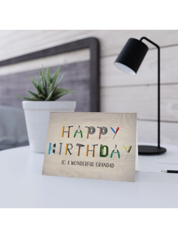 A5 BIRTHDAY CARD FOR MALE RELATION - Handyman