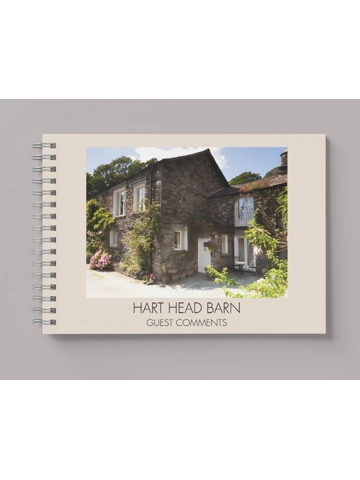 A5 PERSONALISED PHOTO GUEST BOOK FOR HOLIDAY RENTALS