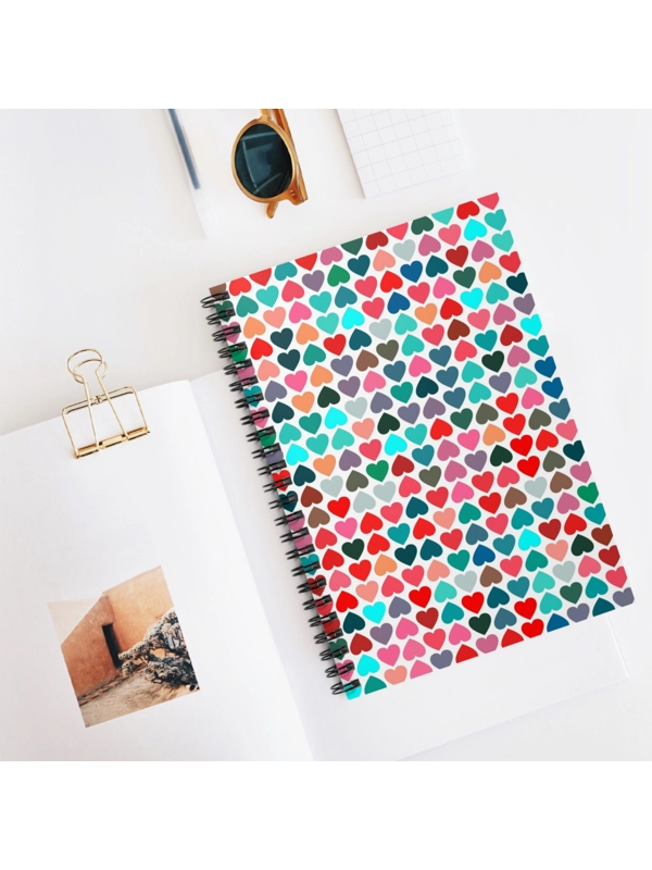 A5 HEARTS NOTEBOOK