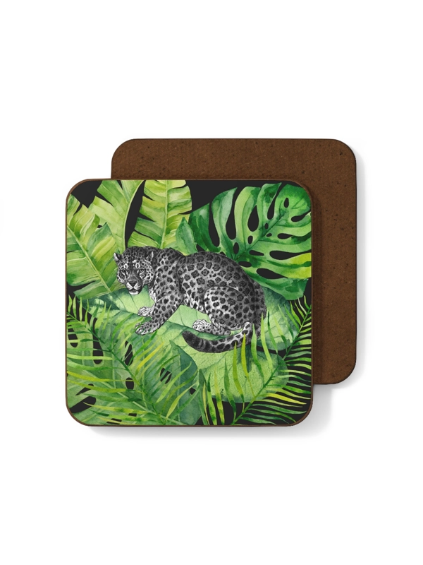 JUNGLE LEOPARD COASTER