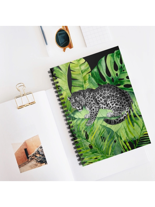 A5 JUNGLE LEOPARD NOTEBOOK