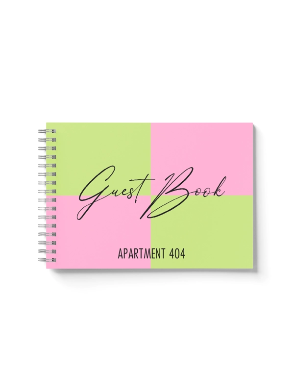 A5 GUEST BOOK CHOOSE YOUR OWN COLOURS