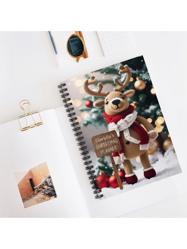 A5 PERSONALISED CHRISTMAS NOTEBOOK
