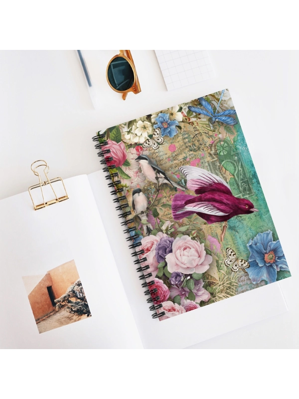 A5 BOTANICAL FLORA AND FAUNA NOTEBOOK