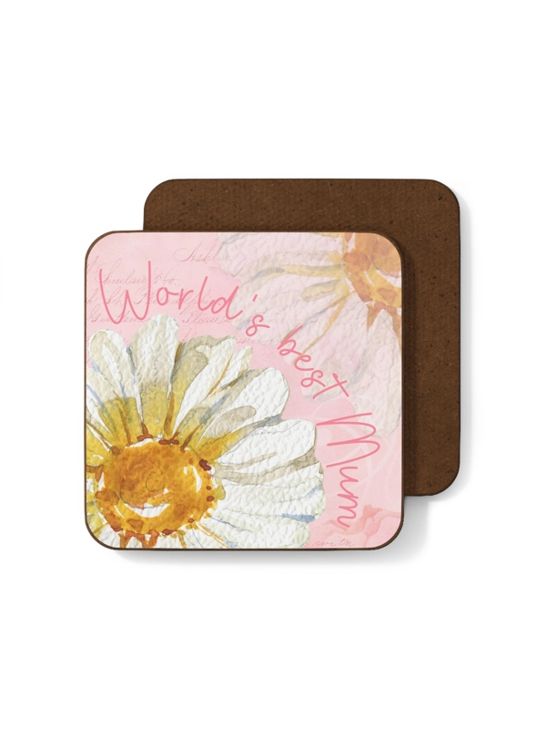 'WORLD'S BEST MUM' PERSONALISED COASTER