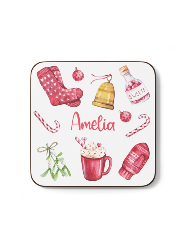 PERSONALISED CHRISTMAS COASTER