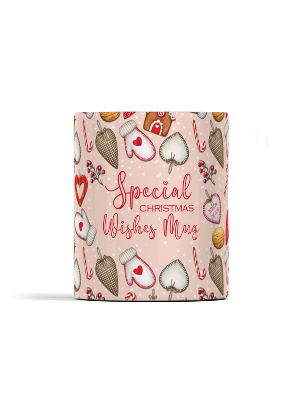 CHRISTMAS WISHES 11oz CERAMIC MUG