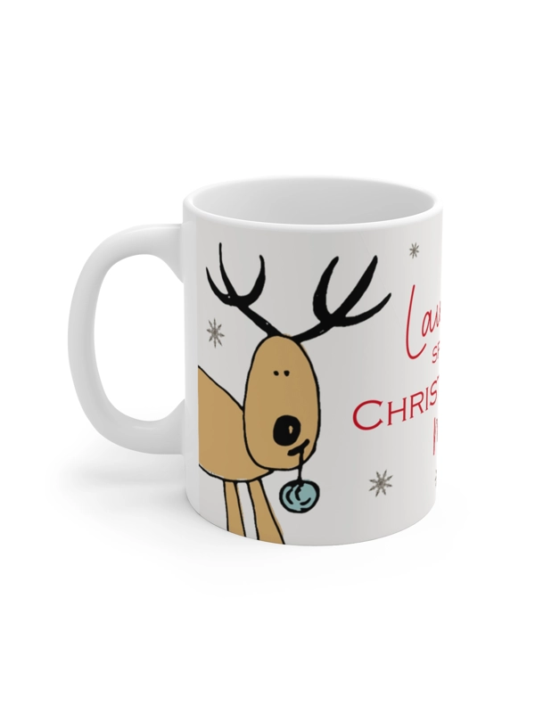 PERSONALISED CHRISTMAS REINDEER MUG - Special Christmas mug