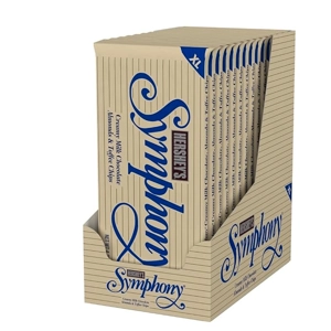 HERSHEY'S SYMPHONY Chocolate Almond Toffee XL, Candy Bars,