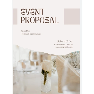 Event Proposals