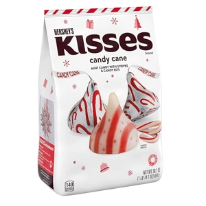 HERSHEY'S KISSES Candy Cane Flavored, Christmas Candy