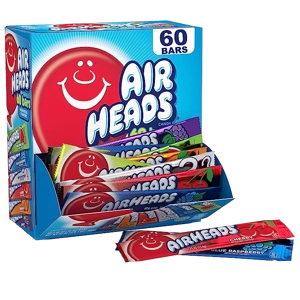 Airheads Candy Bars, Variety Bulk Box, Chewy Full Size Fruit Taffy, Gifts, Holiday Airheads Candy Bars, Variety Bulk Box, Chewy Full Size Fruit Taffy, Gifts, Holiday