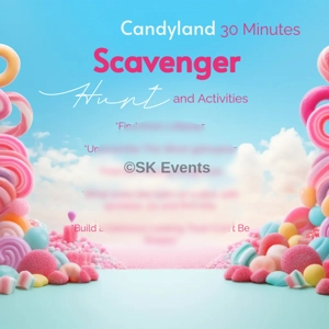 Candy Land Scavenger Hunt