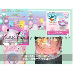 Cotton Candy Birthday Party in a Box Cotton Candy Birthday Party in a Box