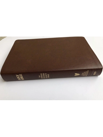 The Adrian Rogers Legacy Bible: NKJV - Brown Leather Leather Bound  By - Love Worth Finding Ministri