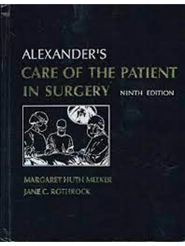 Alexander care of the patient in surgery 9th edition