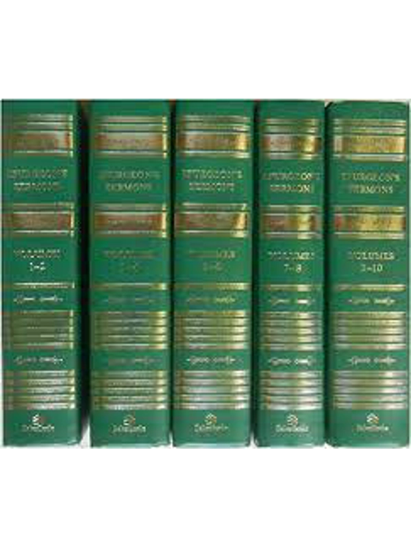 BAKERS SPURGEON SERMONS: (5 Vol. Set) Hardcover – By Charles Haddon Spurgeon (Author)